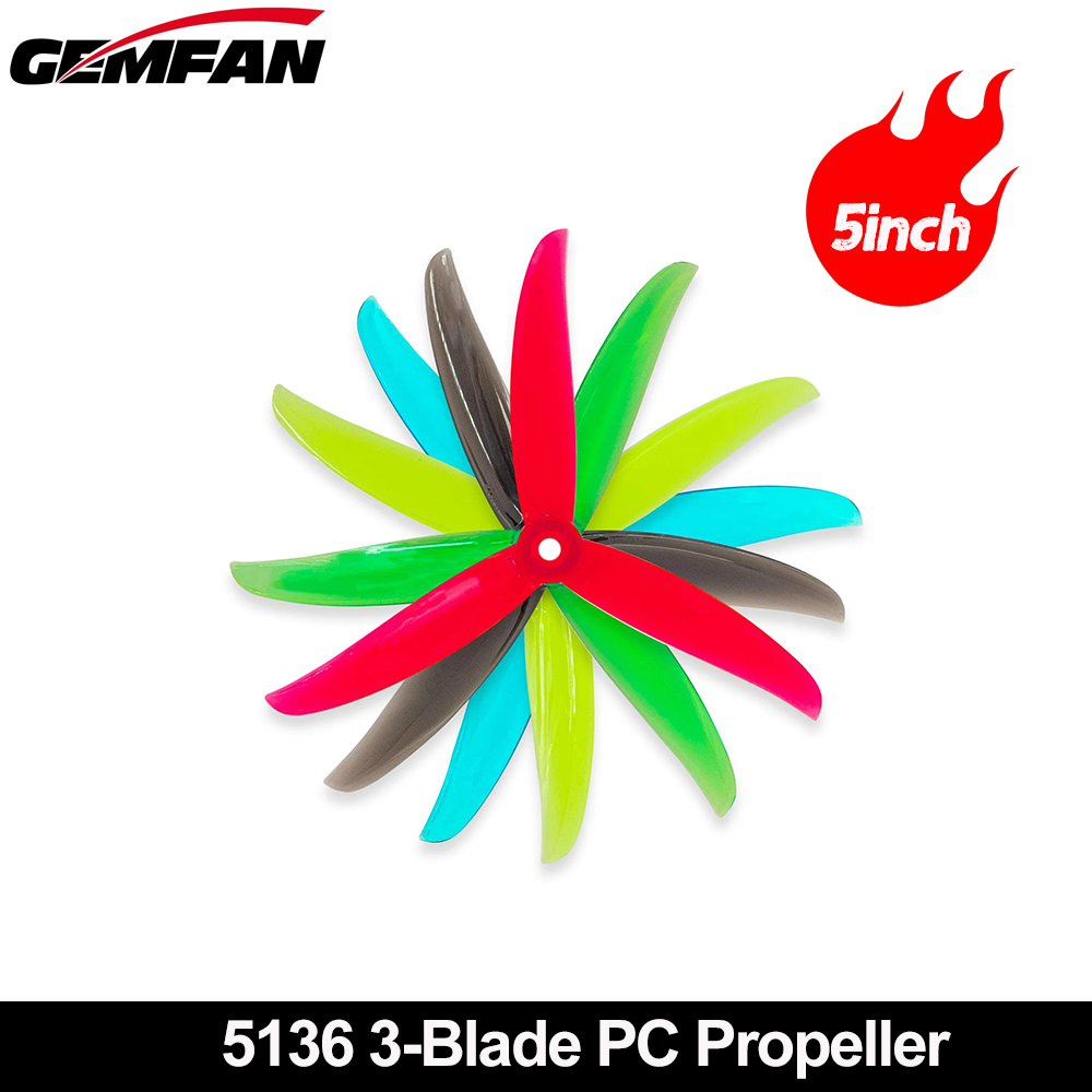 Gemfan VANOVER 5136 hélice de  - Drone Racing Propeller reseña y precio