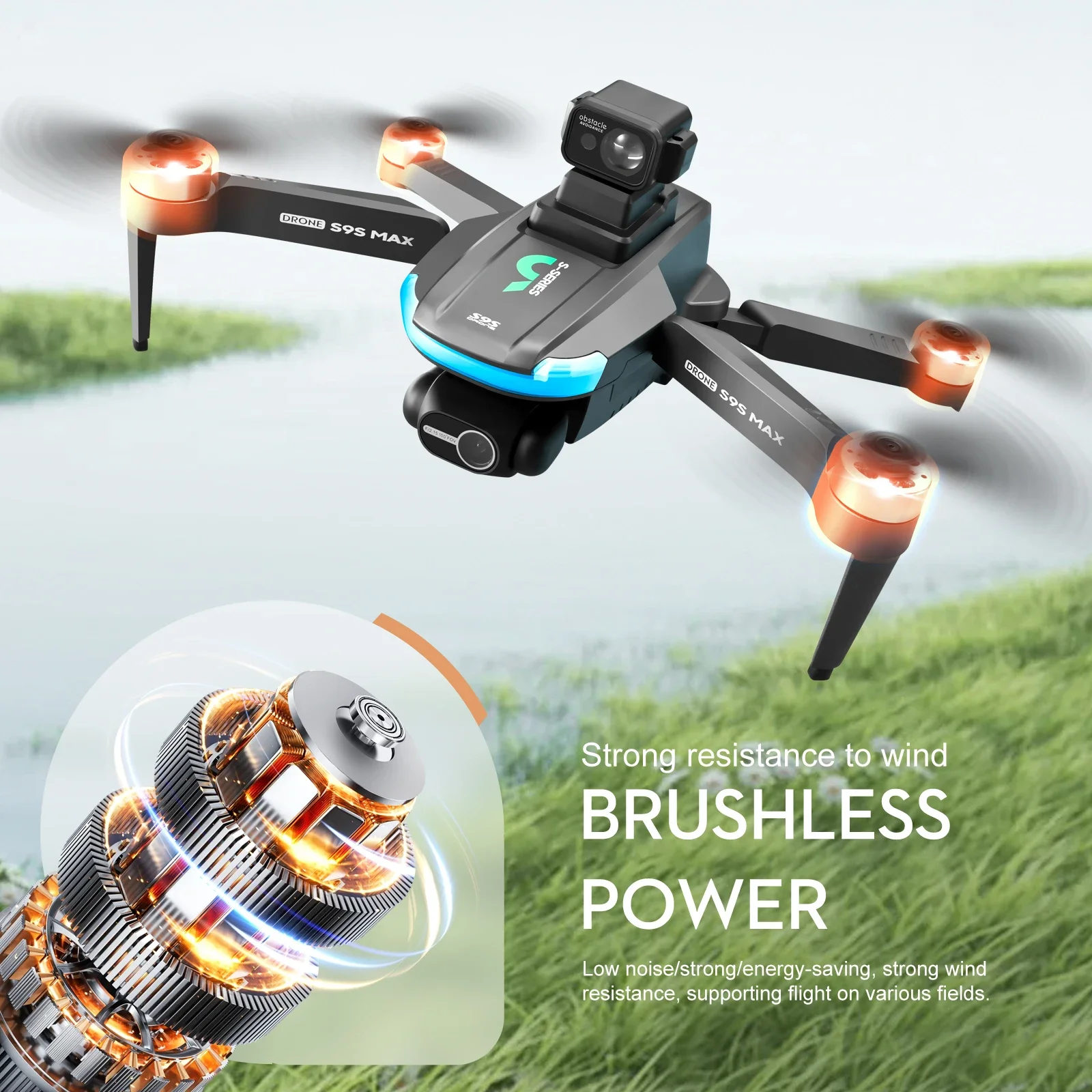 Nuevo S9S MAX MINI Drone 4K 2  - Drone Racing Camera reseña y precio